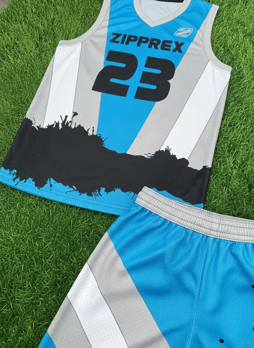 Custom Basketball Uniform Set – Lightweight Breathable Jersey & Shorts 2