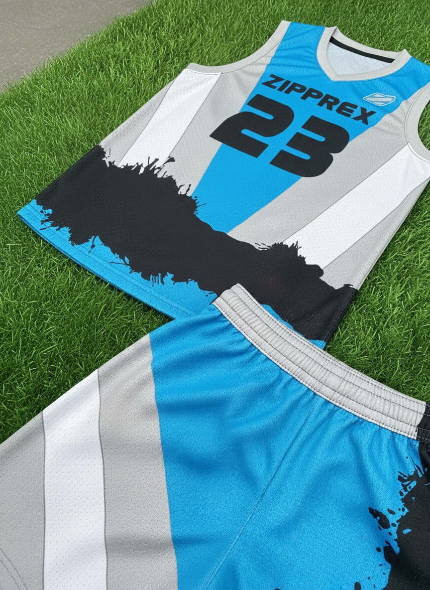 Custom Basketball Uniform Set – Lightweight Breathable Jersey & Shorts 5