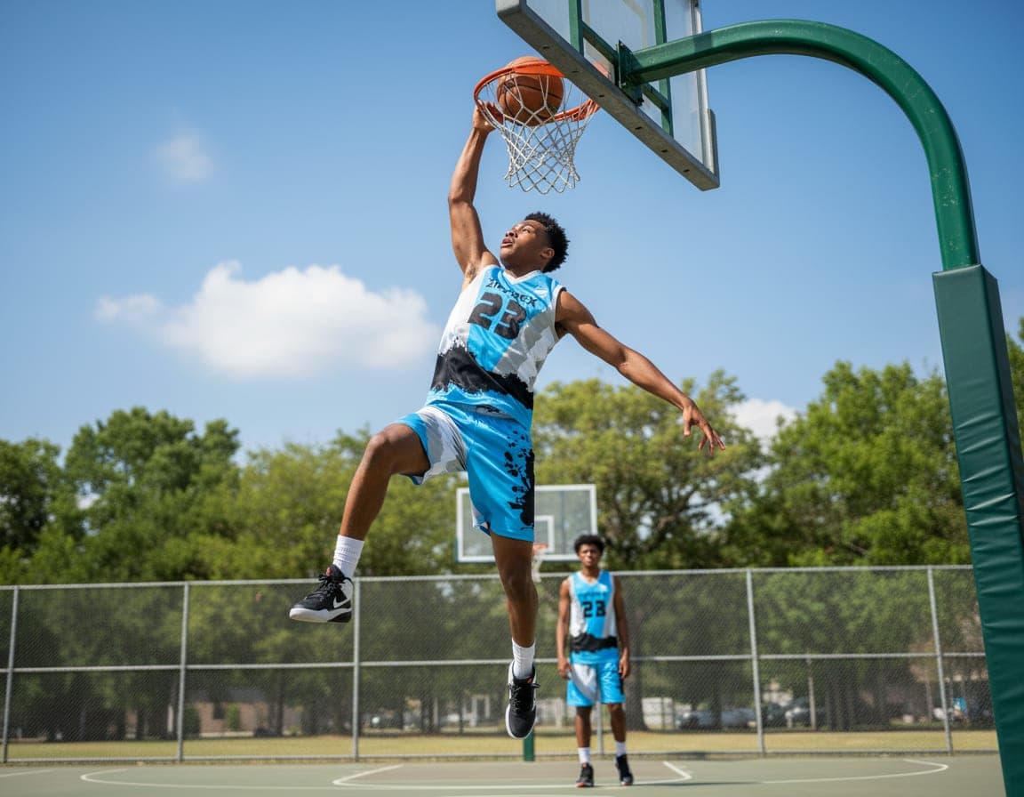 Custom Basketball Uniform Set – Lightweight Breathable Jersey & Shorts