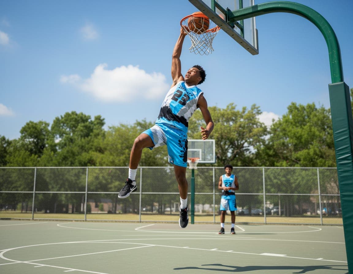 Custom Basketball Uniform Set – Lightweight Breathable Jersey & Shorts 2