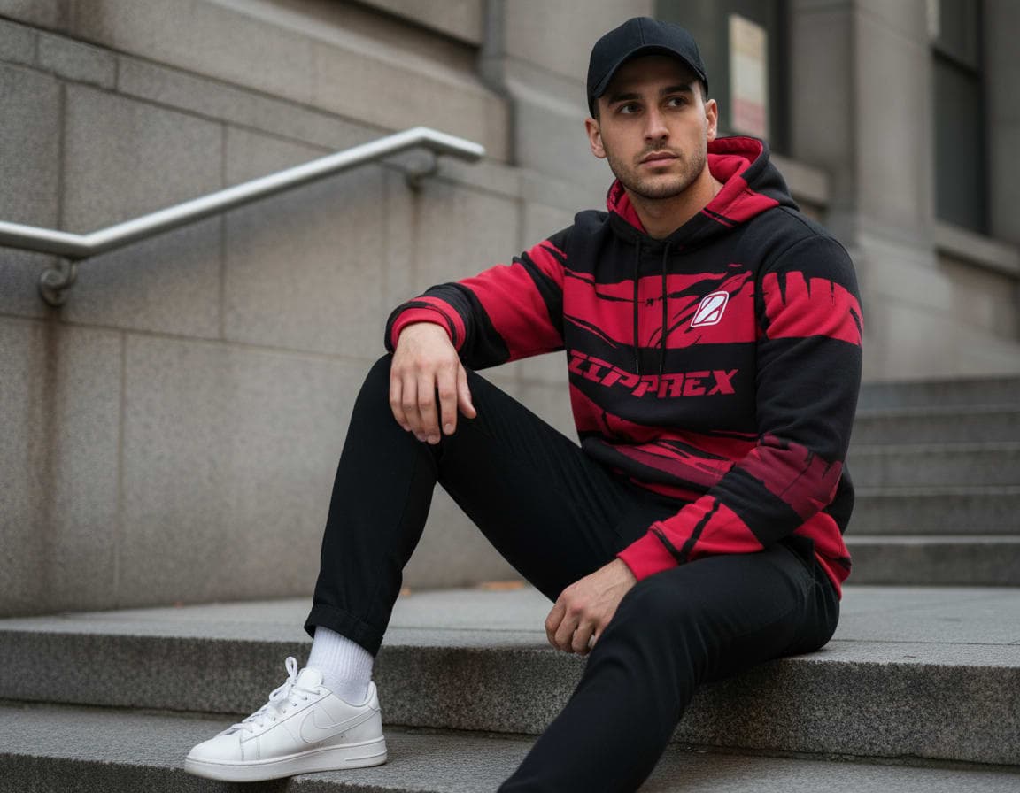 Custom Sublimated Zip Hoodie – Premium Performance Hoodie by Zipprex Sports